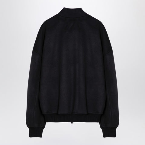 Darkpark DARKPARK Black wool bomber jacket