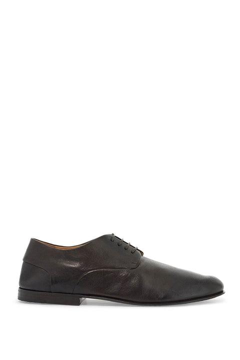 Marsell Marsell dark brown calfskin derby with leather sole