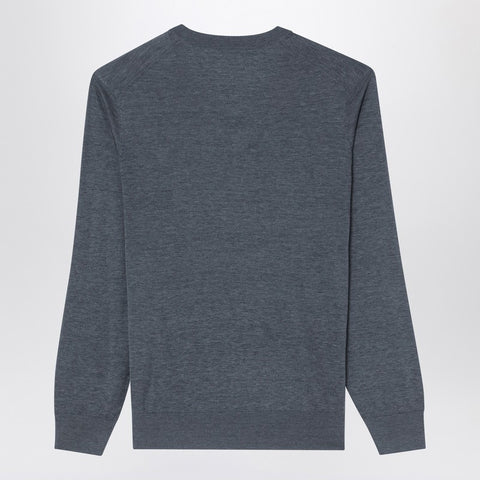 Brunello Cucinelli Brunello Cucinelli Dark grey sweater in silk and cotton