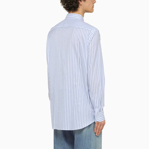Etro ETRO White/light blue striped long sleeved shirt