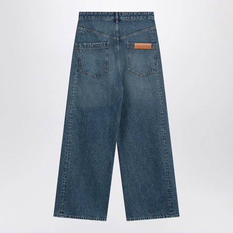 Darkpark DARKPARK Blue asymmetrical wide leg jeans Ined