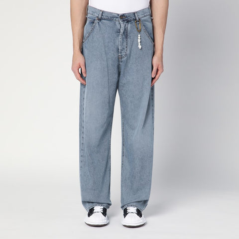Darkpark DARKPARK Wide-leg Donte blue washed jeans