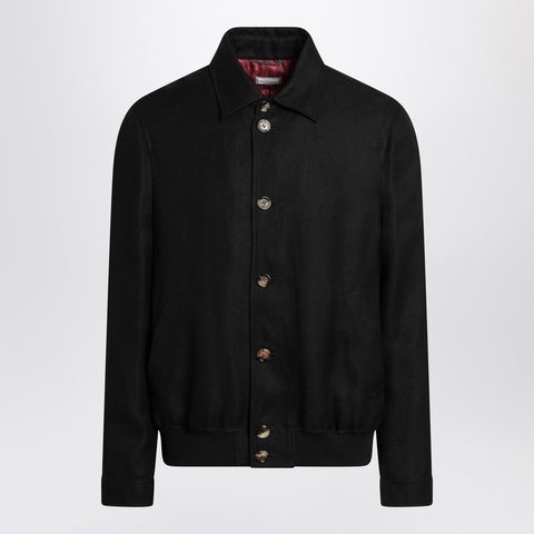 Brunello Cucinelli Brunello Cucinelli Black linen blend jacket