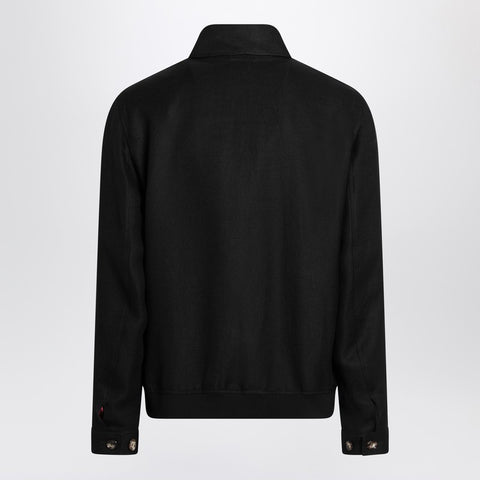 Brunello Cucinelli Brunello Cucinelli Black linen blend jacket