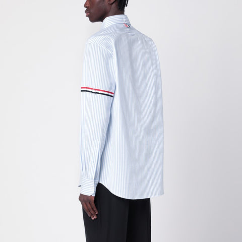 Thom Browne Thom Browne White/blue striped button-down shirt