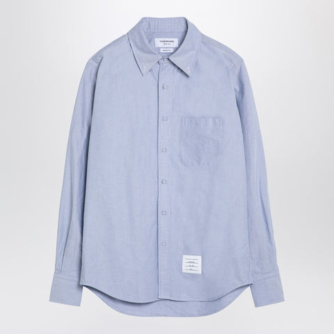 Thom Browne Thom Browne Light blue cotton button-down shirt