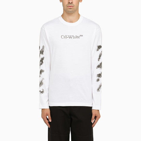 Off White Off White Off-White™ White long-sleeved T-shirt