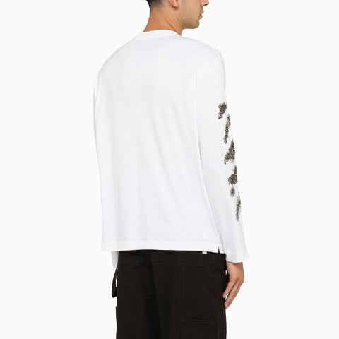 Off White Off White Off-White™ White long-sleeved T-shirt