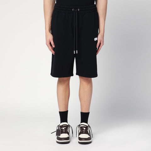 Off White Off White Off-White™ Black shorts in cotton with logo