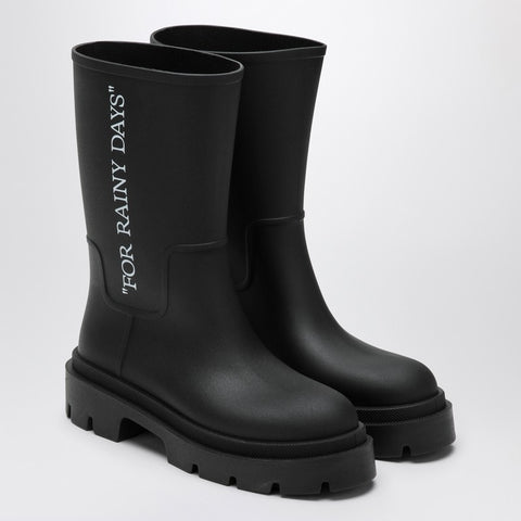 Off White Off White Off-White™ Boots For Rainy Days black