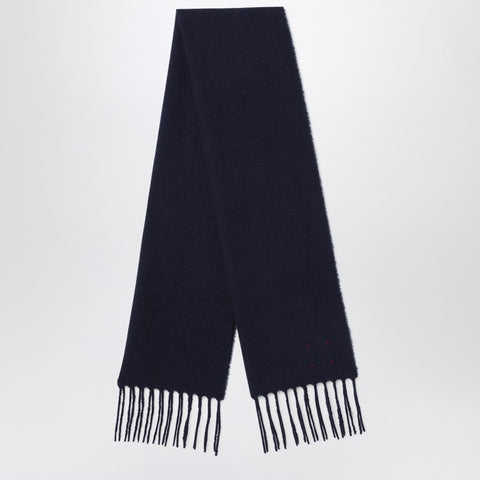 Destin Destin Navy blue wool and cahsmere scarf