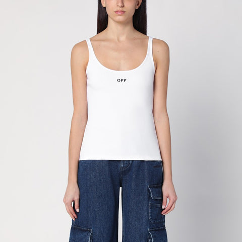 Off White Off White Off-White™ White tank top with logo