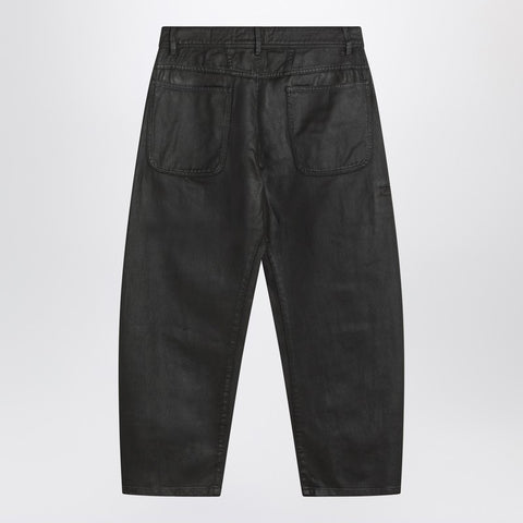 Lemaire LEMAIRE Shiny brown denim pants