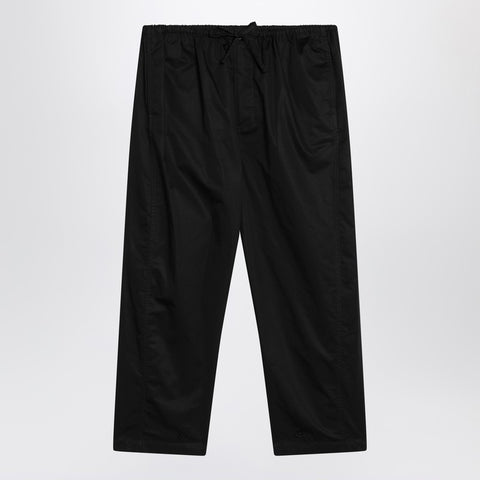 Lemaire LEMAIRE Black drawstring pants in cotton