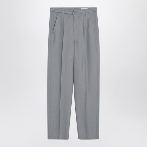 Lemaire LEMAIRE Grey mélange trousers with belt