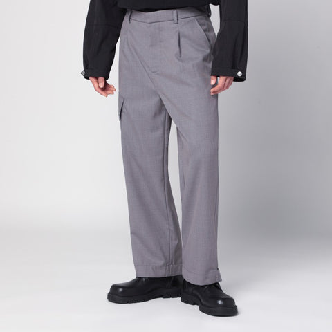 Oamc OAMC Peacemaker grey wool-blend trousers
