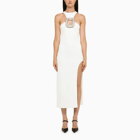 David Koma David Koma White asymmetrical midi dress