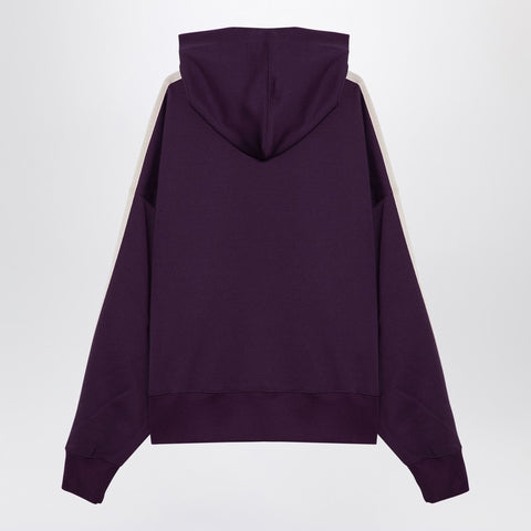 Palm Angels Palm Angels Dark purple Track sweatshirt hoodie
