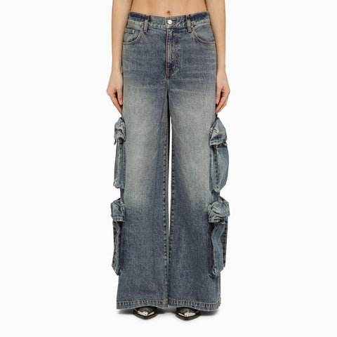 Amiri AMIRI Jeans baggy cargo in denim blue