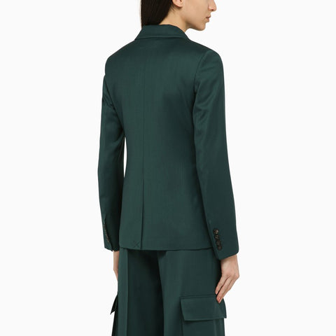 Amiri AMIRI Forest green double-breasted jacket in wool