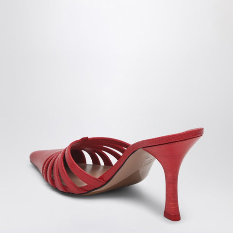 Paris Texas Paris Texas Red leather mule Nadia