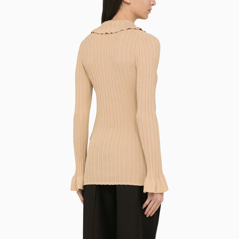 By Malene Birger By Malene Birger Devora beige knitted cardigan
