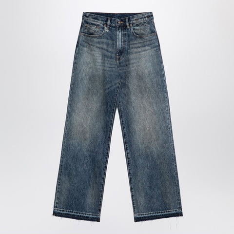 R13 R13 Washed-out blue denim jeans