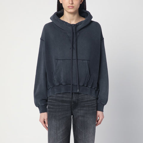 R13 R13 Faded navy blue sweatshirt in cotton