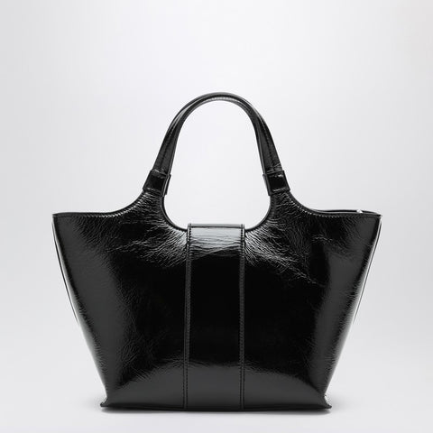 Roger Vivier ROGER VIVIER Mini Viv'' Choc black leather shopping bag