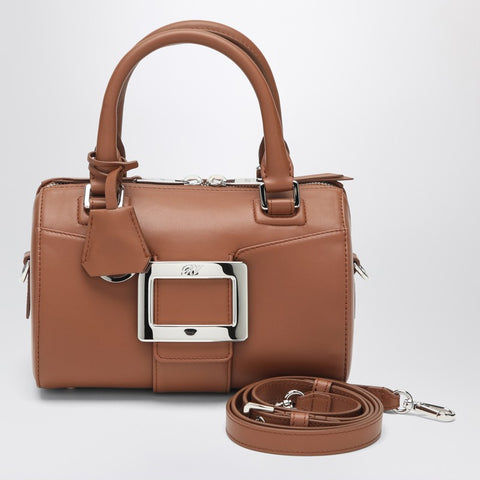 Roger Vivier ROGER VIVIER Belle Vivier Bowling Bag in cognac coloured