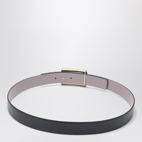 Roger Vivier ROGER VIVIER Belle Vivier black/pink leather belt