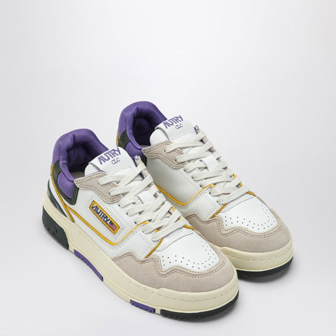 Autry AUTRY Low CLC white/purple/dark green sneaker