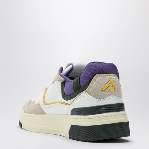 Autry AUTRY Low CLC white/purple/dark green sneaker