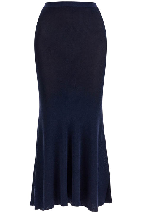 Self-Portrait Self-Portrait Self Portrait long lurex knit skirt