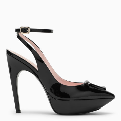 Roger Vivier ROGER VIVIER High black patent leather sandal