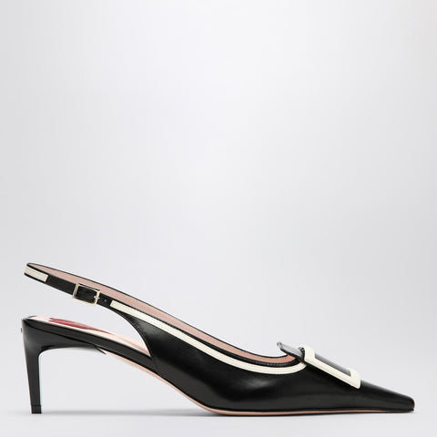 Roger Vivier ROGER VIVIER Viv'' Canard leather slingback décolleté