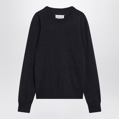Maison Margiela Maison Margiela Navy blue wool sweater