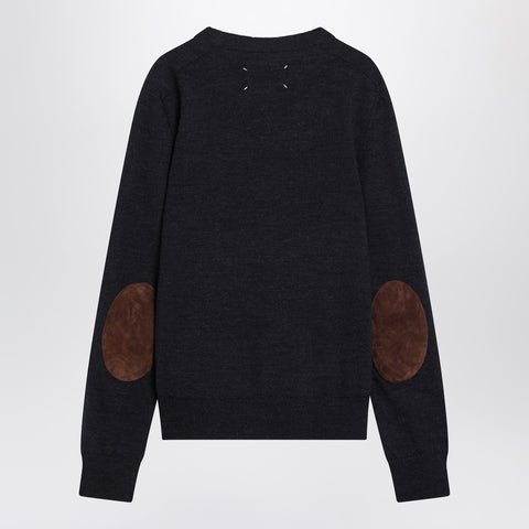 Maison Margiela Maison Margiela Navy blue wool sweater