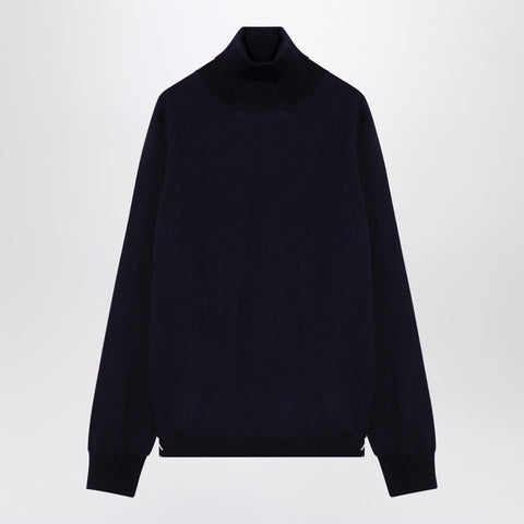 Maison Margiela Maison Margiela Turtleneck pullover in navy wool