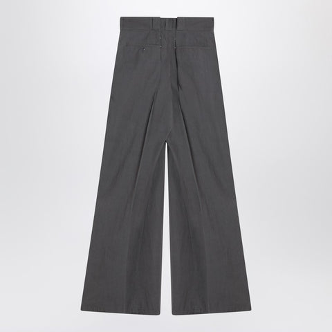 Maison Margiela Maison Margiela Charcoal grey pleated trousers