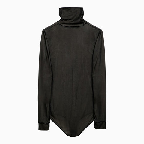 Maison Margiela Maison Margiela Black viscose jersey bodysuit