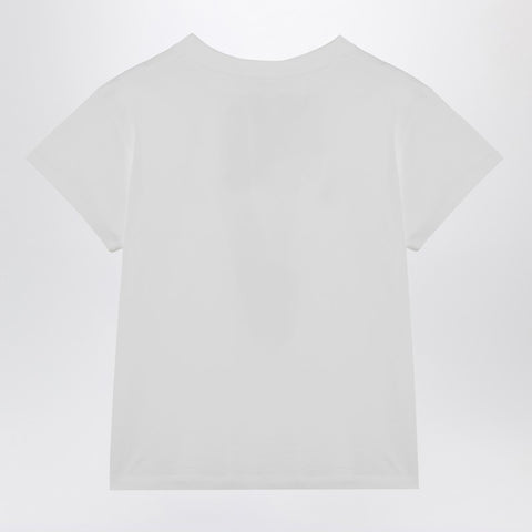 MM6 Maison Margiela MM6 Maison Margiela White T-shirt with Numeric Signature