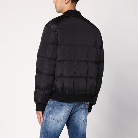 Dsquared2 Dsquared2 Black nylon Puffer bomber jacket