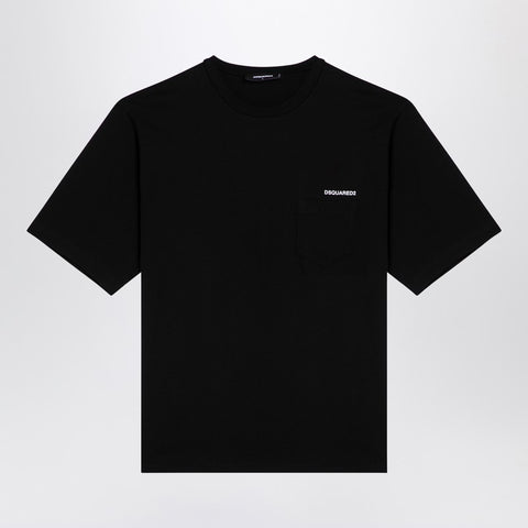 Dsquared2 Dsquared2 Black cotton crew-neck T-shirt