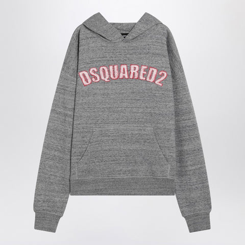Dsquared2 Dsquared2 Grey cotton sweatshirt with logo
