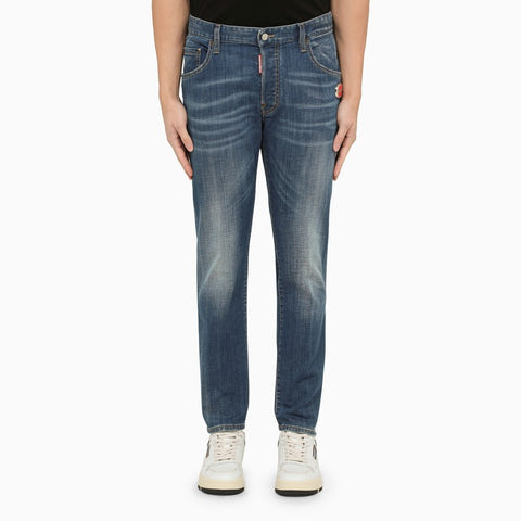 Dsquared2 Dsquared2 Regular blue washed denim jeans