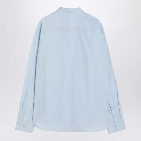 Studio Nicholson STUDIO NICHOLSON Light blue Salin shirt in organic cotton