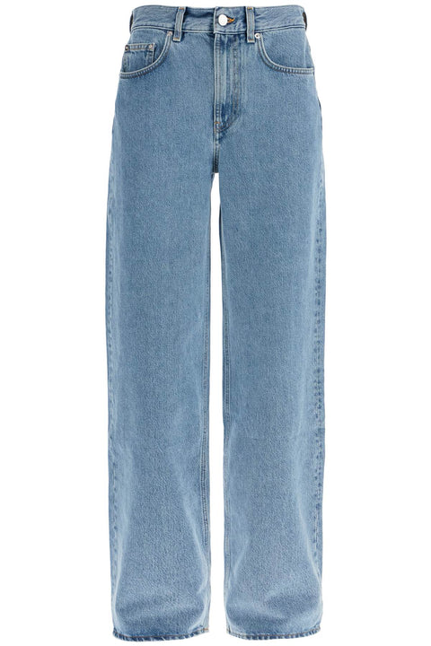 Loulou Studio Loulou Studio organic denim wide leg high waist light blue washed pants