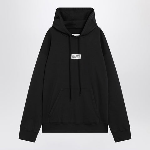 MM6 Maison Margiela MM6 Maison Margiela Black sweatshirt with logo label