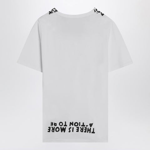 MM6 Maison Margiela MM6 Maison Margiela White AIDS cotton T-shirt